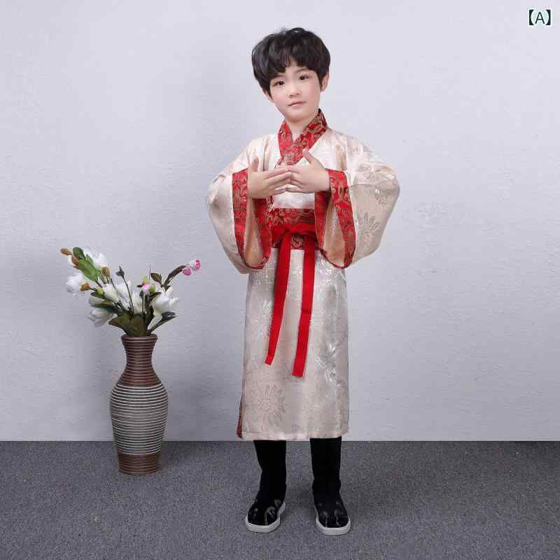 ・カテゴリ: 子供用チャイナドレス、唐装、民族衣装・スタイル: 民族風・素材: 織錦緞・主な素材: ポリエステル 78.5%・厚さ: 普通・柄: ストライプ、プリント・性別: ユニセックス・対象年齢層: 中大童（8歳以上、140cm以上）・カラー展開: ベージュ、レッド・サイズ展開: 110cm、120cm、130cm、140cm、150cm、160cm、165cm、170cm、175cm、180cm
