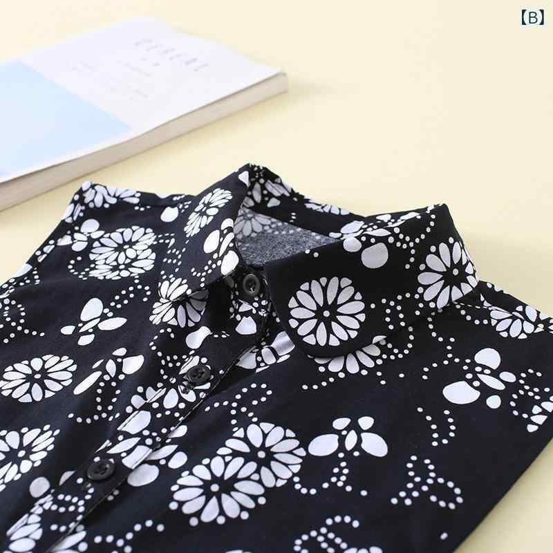 narukiの付け襟 レディース シャツ襟 丸襟 立ち襟 レース 花柄 秋冬 レイヤード 重ね着 インナー襟 コットン 飾り襟 小物 おしゃれ｜アングル2