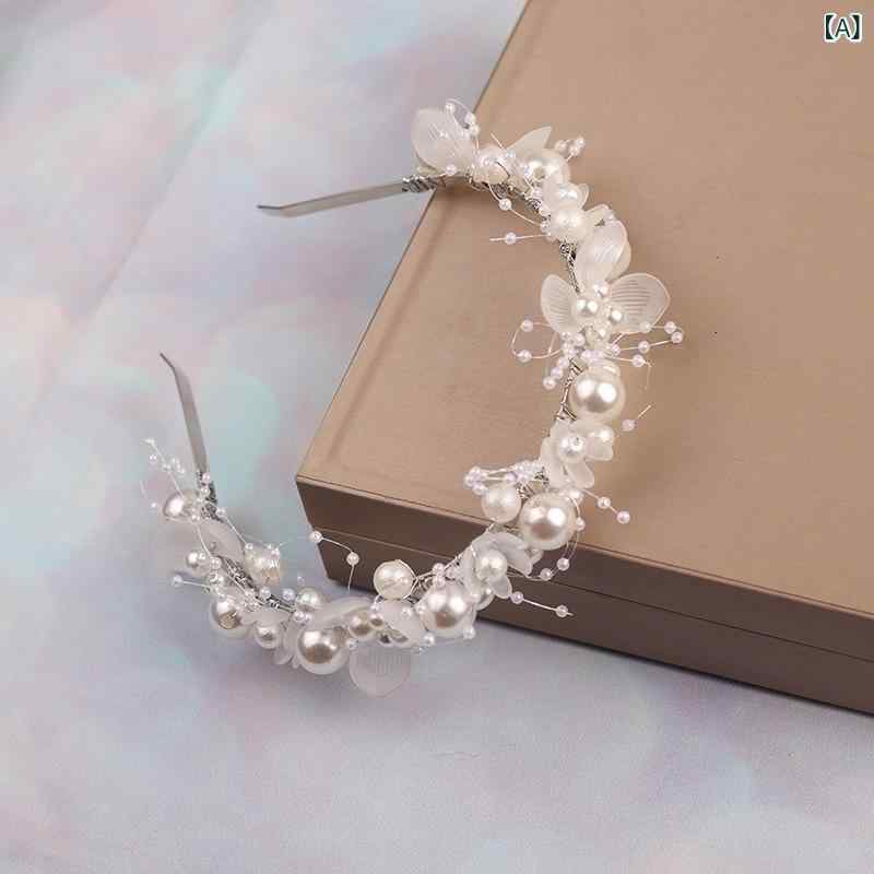 カチューシャ キッズ 女の子 花冠 ヘアアクセサリー ヘッドドレス 髪飾り フラワー...