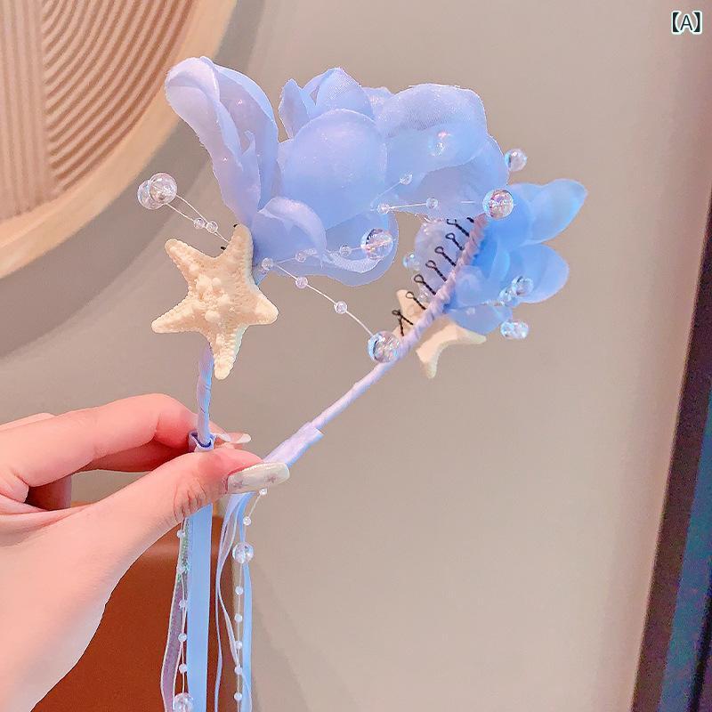 ・カテゴリ: ヘアアクセサリー・種類: ヘアバンド・対象年齢: 0-3歳、3-6歳、6-10歳、10歳以上・スタイル: 韓国・加工方法: 手作業・素材: プラスチック、樹脂・モチーフ: 花・デザイン要素: 柄、田園風・カラー展開: ヒトデ、半透明ヒトデ・用途: 広告プロモーション