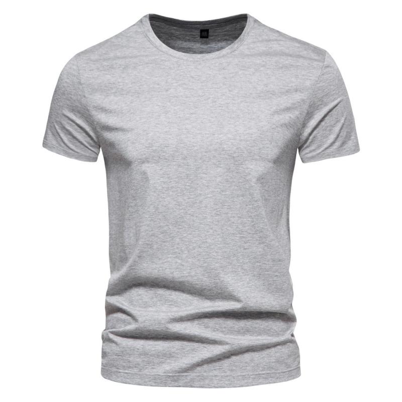 ・カテゴリ: Tシャツ・スタイル: ベーシック・主な素材: 綿55%・柄: 無地・フィット: ルーズ・: プルオーバー・ネックライン: クルーネック・袖丈: 半袖・厚さ: 普通・シーン: カジュアル・ディテール: パイピング装飾・加工: アイロン不要加工・カラー展開: ホワイト、ブラック、ライトグレー・サイズ展開: S、M、L、XL、XXL、XXXL・対象: 大人・性別: メンズ