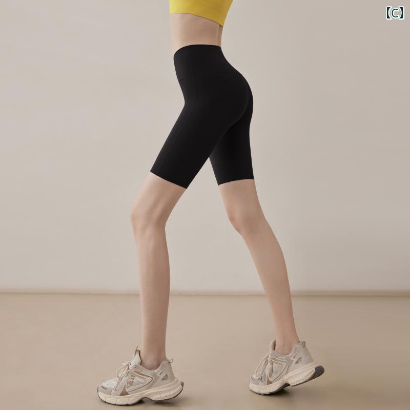 ショートパンツ レディース ヨガパンツ 5分丈 吸汗速乾 接触冷感 スポーツウェア ...