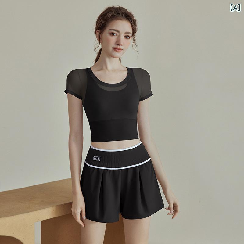 ・カテゴリ: Tシャツ・機能: 通気性・性別: 女性・柄: 無地・主な素材: ナイロン78%・裏地素材: スパンデックス78%・カラー展開: ブラック、ローズ、グレー、ミントグリーン・サイズ展開: S、M、L、XL、XXL・袖丈: 半袖・着用方法: プルオーバー・着丈: ウエスト丈・フィット: レギュラー・対象: 大人