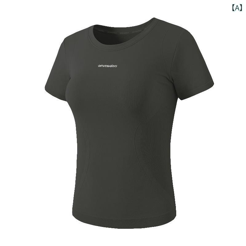 ・カテゴリ: Tシャツ・機能: 透気性・性別: レディース・主な素材: ポリエステル95%・カラー展開: ブラック、ピンク、アボカドグリーン、ライトパープル・サイズ展開: S、M、L・袖丈: 半袖・着用方法: プルオーバー・着丈: ショート丈・フィット: レギュラーフィット・ネックライン: ラウンドネック