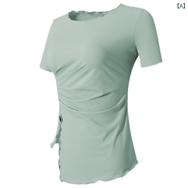 ・カテゴリ: Tシャツ・性別: 女性・柄: 無地・主な素材: ナイロン85%混紡・カラー展開: グリーン、ベージュ、ブラック、ホワイト・サイズ展開: S、M、L・袖丈: 半袖・着用方法: プルオーバー・着丈: ショート丈・フィット: スリム・対象: 若年女性