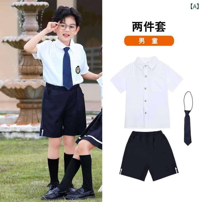 ・カテゴリ: 校服・スタイル: スクール風・対象年齢: 8歳以上、身長140cm以上・対象性別: 男女兼用・前開き仕様: シングルブレスト・デザイン要素: スポーツ、セットアップ、キュート、配色、ファミリー、トレンド・生地加工: ソフト加工・主な素材: 綿・素材割合: 綿 95%・安全基準: B類・フード: フードなし・セット内容: 半袖、パンツ・カラー展開: 男児セット 175、女児セット 175・対応身長: 100cm、110cm、120cm、130cm、140cm、150cm、160cm、170cm、180cm
