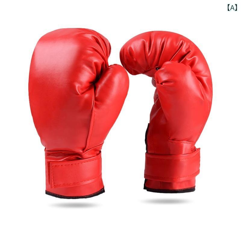 ・カテゴリ: ボクシンググローブ・素材: PU・スタイル: 自立式・重量: 1kg・モデル: ボクシングボール用グローブ・対応シーン: フィットネス器具・カラー展開: キッズ用レッド、大人用レッド・サイズ展開: 2