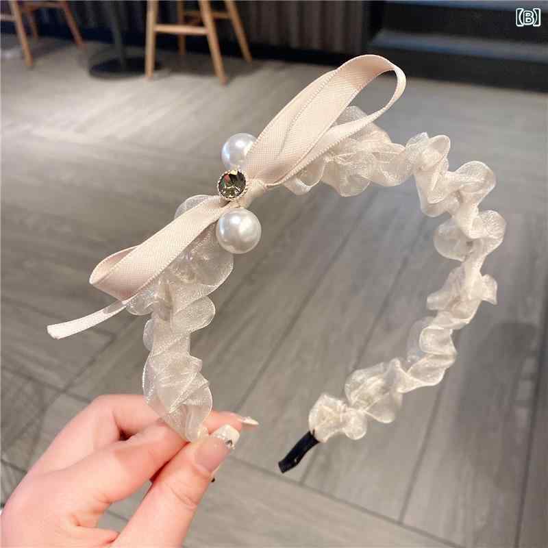 カチューシャ レディース リボン 髪飾り ヘアバンド チュール サテン フレンチ風 シック フォーマル カジュアル 上品 エレガント まとめ髪 黒 ブラック narukimar-11066346 naruki サンプル画像2