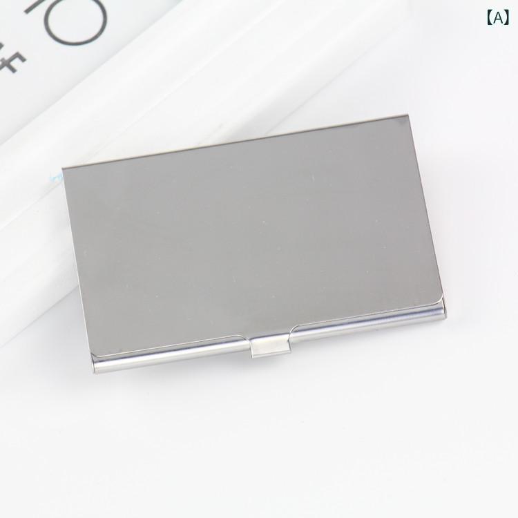 ・素材: 鉄・仕様: 金属亮面不錆鉄・厚さ: 7mm・収納量: 15枚・用途: ビジネスギフト、広告ギフト