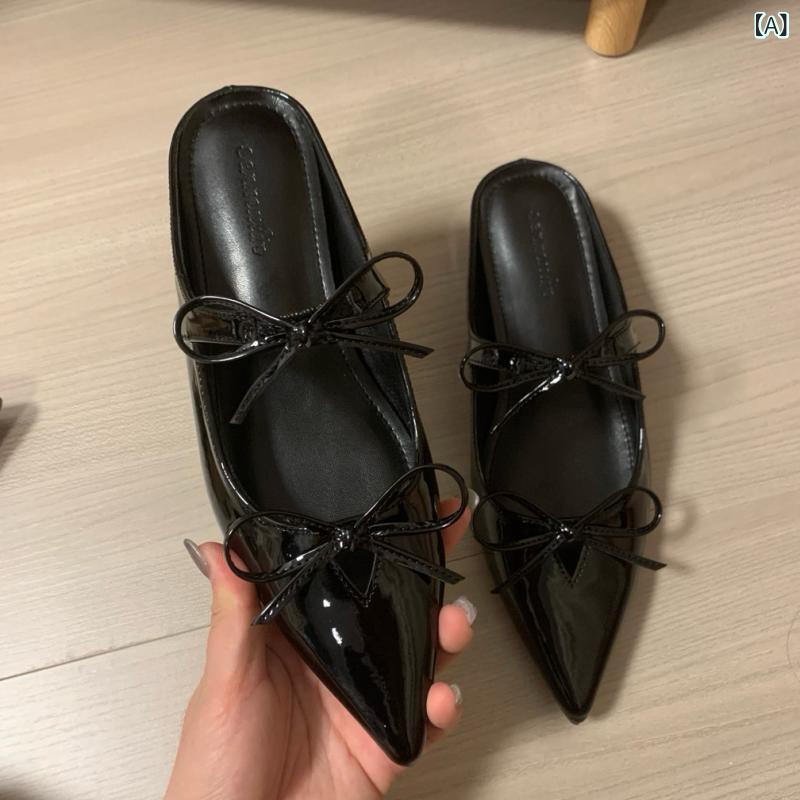 ・カテゴリ: メリージェーンシューズ・流行要素: インヒール・つま先形状: ポインテッドトゥ・アッパー素材: マイクロファイバー・スタイル: カジュアル・性別: レディース・ヒールの高さ: ミドルヒール（3-6cm）・柄: 無地・カラー展開: ブラック、ヌードピンク・サイズ展開: 34、35、36、37、38、39、33・ソール素材: ゴム・ライニング素材: マイクロファイバー・靴の高さ: ローカット・ヒール形状: インヒール・ソール製法: 圧着・着用方法: スリッポン・インソール素材: PU・適用シーン: カジュアル・対象年齢: 成人・履き口の深さ: 浅口（7cm以下）、中口（7-11cm）、深口（11cm以上）