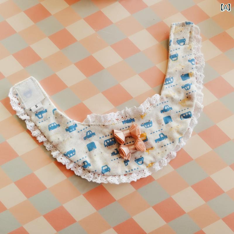 ペット用スタイ 犬 猫 四季 ポリエステル よだれかけ スカーフ 花柄 和風 かわいい...