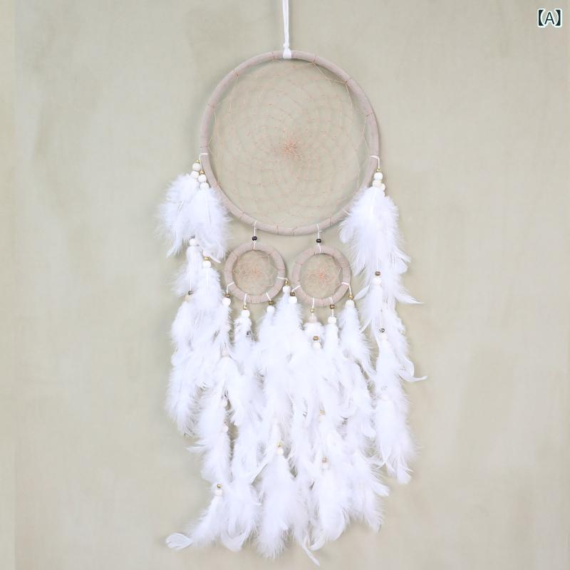 ・カテゴリ: 壁掛け装飾品・主な素材: 羽毛・製法: ハンドメイド・カラー展開: ココナッツホワイト・スタイル: ヨーロピアンスタイル・設置場所: リビング、寝室、書斎、ダイニング、玄関、バルコニー、店舗・サイズ: 幅21cm、長さ75cm