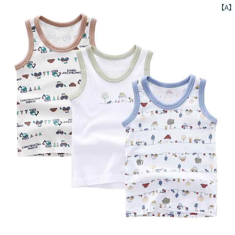 タンクトップ キッズ ベビー ノースリーブ インナー シャツ カットソー トップス ...