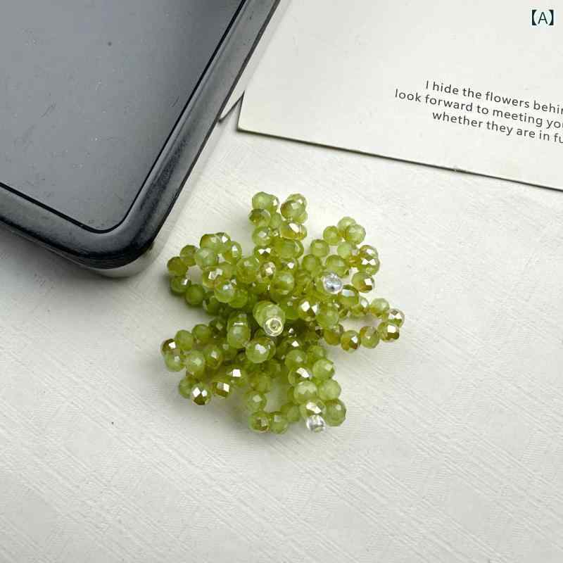 ブローチ レディース 手芸 パーツ 花 モチーフ ビーズ ハンドメイド アクセサリー ...