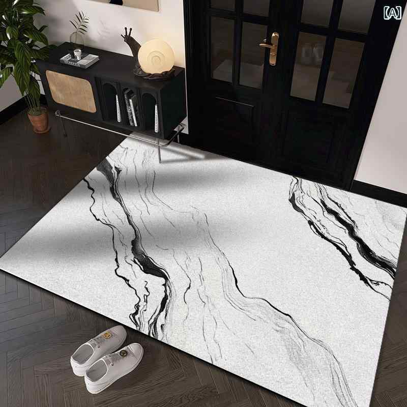 ・カテゴリ: 玄関マット・素材: PVC・形状: 長方形・お手入れ方法: 水洗い・カラー展開: 白灰暈染I、大理石灰白F、黒縫大理石B、灰白シンプル03H、灰青岩層L、灰色シンプル01G、灰線交錯E、灰岩石層K、山裂大理石C、山岩白灰J、岩石灰盤A、芸術灰茶02D・サイズ展開: 40×60cm、50×80cm、60×90cm・設置場所: リビング、寝室、書斎、ダイニング、キッチン、バスルーム、玄関、バルコニー、店舗・商業施設・スタイル: 現代風モダンシンプルモダン