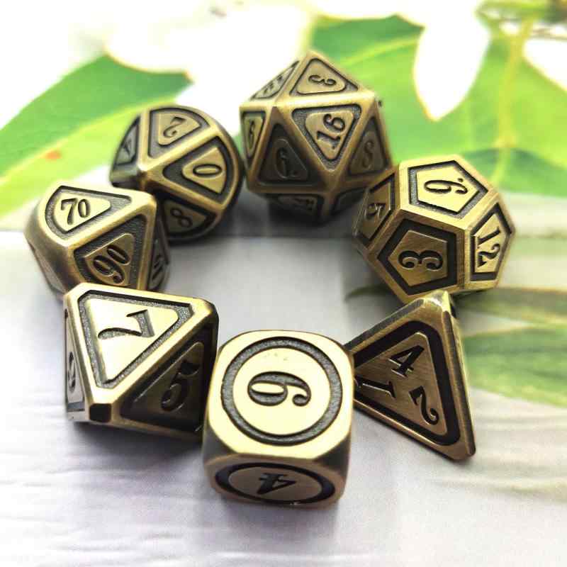 ダイス サイコロ 金属 多面体 20面 メタルダイス 卓上ゲーム TRPG ボードゲーム パーティーゲーム ドラゴンデザイン 合金製 重厚感 高級感