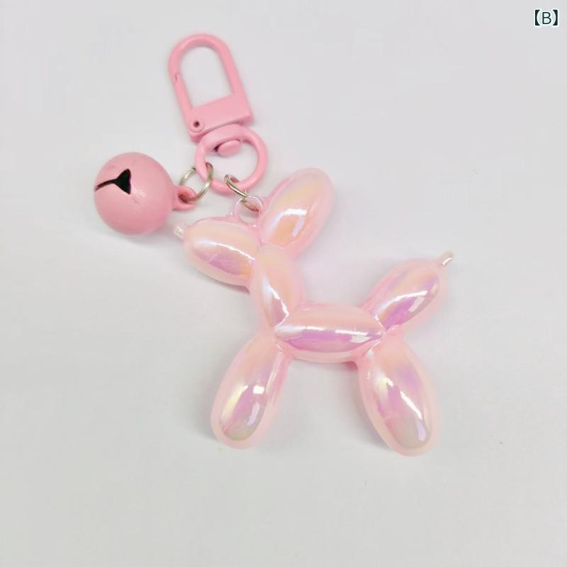 キーホルダー レディース バッグチャーム バルーンドッグ 犬 ハート かわいい オー...