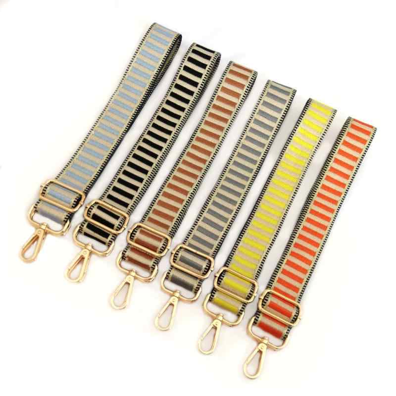 ショルダーストラップ レディース 幅広 調節可能 ジャガード バッグ用 単品 斜め掛...