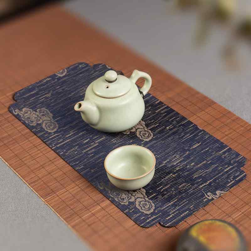 茶托 ティーマット 防水 厚手 綿麻 テーブルマット 茶道 茶器用品 コースター 和風...