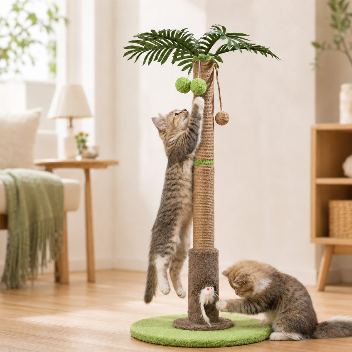 商品仕様対象品種猫材料サイザル麻ロープ原産国中国スタイルヤシの木