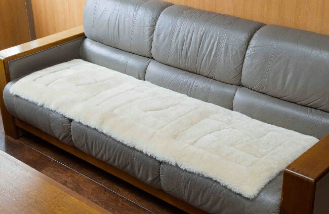 ムートンクッション　ロングサイズ　約45*145cm　KC466L14