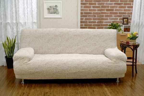 イタリア製シャーリングソファカバー ARRICCIATO 4人掛用幅210-240cm