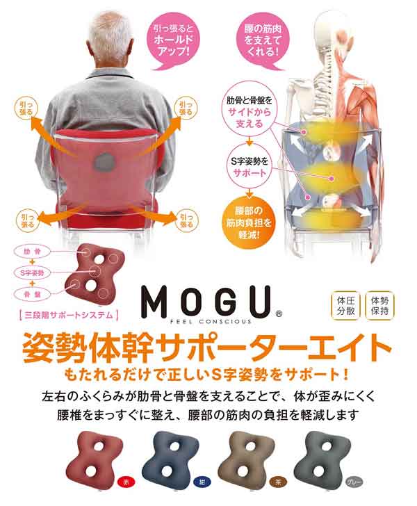 MOGU 姿勢体幹サポーターエイト [2]