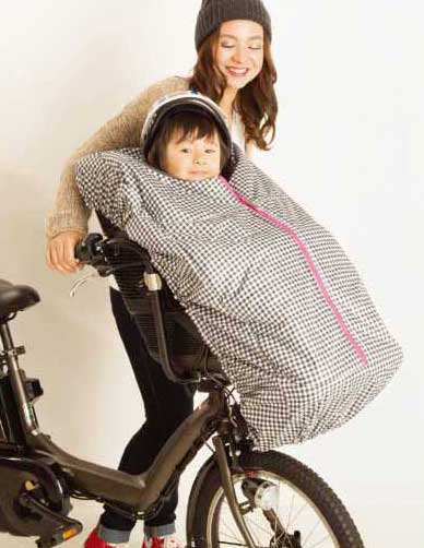 【即納】wipcream自転車子供シートカバー　前子供乗せ専用(出産祝い、お誕生日プレゼント、防寒対策) 1