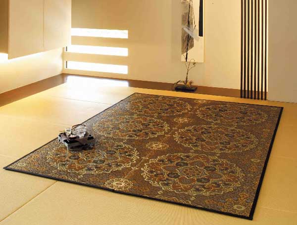 Rakuten - 【送料無料】六重織い草ラグ　宮殿　　　191*250