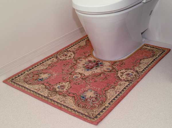 イタリア製ゴブラン織 トイレット用マット65X90cm