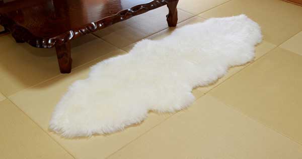 ムートンフリースLWR60 LWR6020BE 65x185cm/LWR6020WH [2]