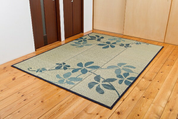Rakuten - 【送料無料】い草ふっくらアクセントラグ　　ふっくらラグ オリエント　約180*180cm　2,6kg(い草マット、い草ラグ）