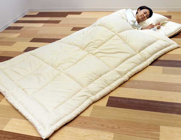 【日本製】高密度防ダニ生地使用！洗える掛け・敷布団＆枕 3点セット（花粉対策 シングル S 高密度 無..