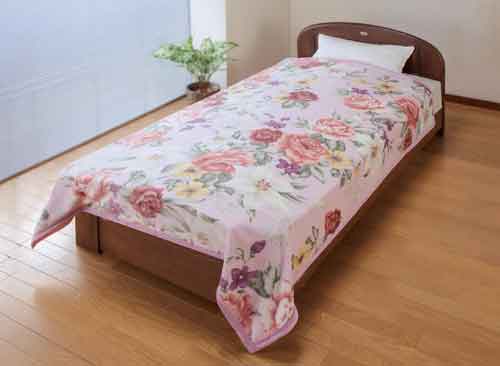 For Single - 日本製 泉大津産ニューマイヤー綿毛布(国産 暖かい 防寒 寝具 掛け毛布 来客用 掛け毛布 シングル 厚手 首元 あったか毛布 ぽかぽか 快眠健康 丸洗いOK）