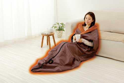 暖暖あったか4WAY寝袋 (掛け布団 4way 寝袋 ブラウン シュラフ アウトドア キャンプ用品 車中泊 防災 ..