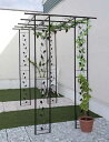 くだもの棚セット 小 幅120 大 幅190(パーゴラ つる性植物 観賞用 テラス スチール ガーデニング お庭 果物を育て 日陰 日差し対策 おしゃれ DIY...
