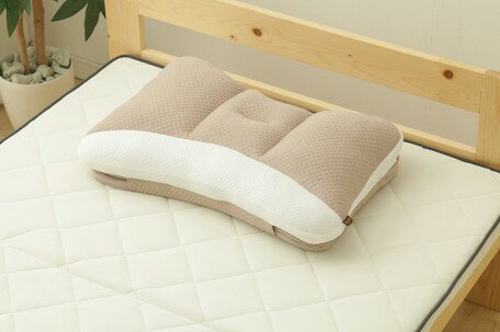 Muatsu Pillows - 高さ調整ピロー　ハイクラス　ソフトPM4S-M ブラウン（高さ調整 ソフト ハード パイプ枕 わた 高さ調節 フィット 　アイリスオーヤマ 高さ調整 パイプ枕 ）
