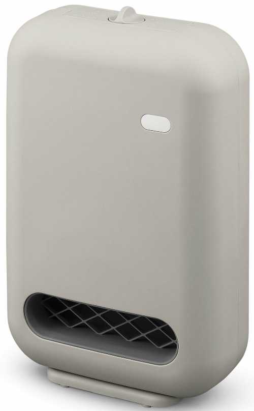 人感センサー付きセラミックファンヒーター ACH-EM12C-C(速暖 ダイヤル式 電気ヒーター コンパクト 省スペース リビング 子ども部屋 おしゃれ シンプル 暖房 冬 部屋全体 暖房器具)