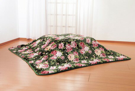 乐天商城 - 遠赤綿入り2枚合わせボリュームこたつ毛布 正方形/長方形/大判長方形 (こたつ掛け毛布、寝具、防寒用品)