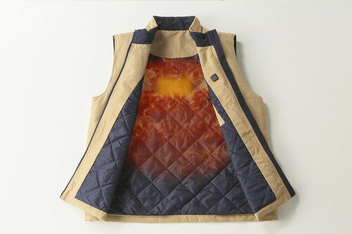 電熱ヒーターベスト（電熱ベスト 加熱式ベスト 電気ベスト 温熱ベスト ヒーター付きベスト 電熱ウェア あったかベスト 暖房ベスト 発熱ベスト 速暖 旅行 アウトドア 防寒）