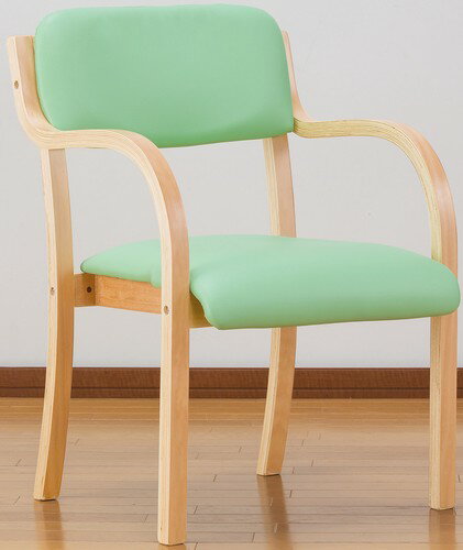 立ち座りサポートチェア 1脚/同色2脚(ダイニングチェア リビング チェア 椅子 肘付き 介護 リハビリ アームレスト付き 食卓椅子) [2]