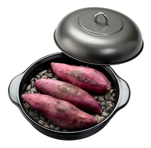 ホーロー石焼きいも器(ホーロー石焼きいも器 焼き芋 焼き芋鍋 焼き芋器 焼き芋メーカー 焼きトウモロコ..