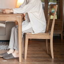 タモ無垢材の個性豊かな木目が楽しめるチェア◆ienowa/食堂椅子 タオ 1脚(おしゃれ 頑丈 チェア 北欧 シンプル リビング ダイニング 椅子 ウッド 家具 ダイニングチェア)(3)