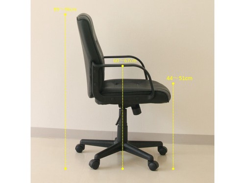 常にリラックスして使えるガス圧チェアー <組立家具/マドックス>(ボスチェア フットレスト付き リラックスチェア オフィスチェア デスクチェア 社長椅子 チェア 椅子 イス デスクワーク) [3]