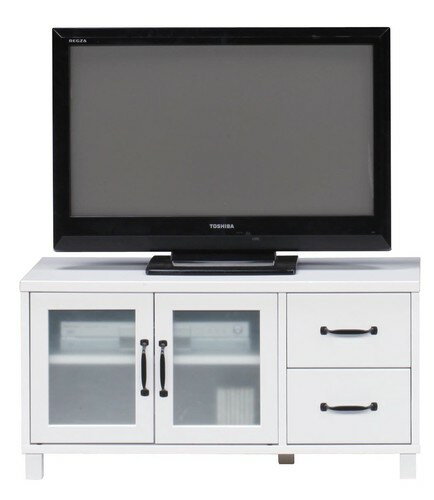乐天商城 - お部屋が広く見えるWH家具シリーズ ＜組立家具/90ローボード　ユリアンII＞（TV台 AVボード テレビボード リビング収納家具 テレビ台 パソコン台 AV台 収納 DVD収納 木製 おしゃれ かわいい アンティーク フレンチカントリー 収納棚）