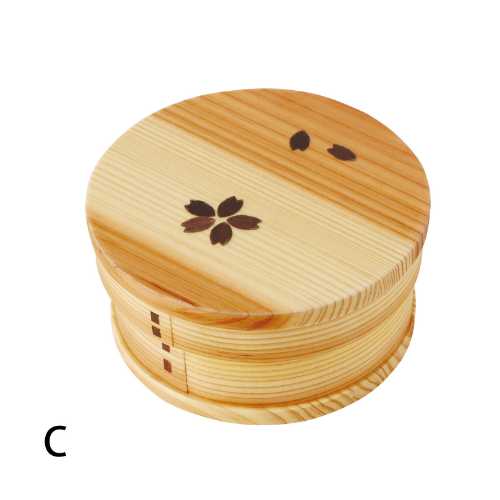 ＜桜柄＞曲げワッパ弁当箱（ナチュラルキッチン お弁当箱 遠足 修学旅行 花見 運動...