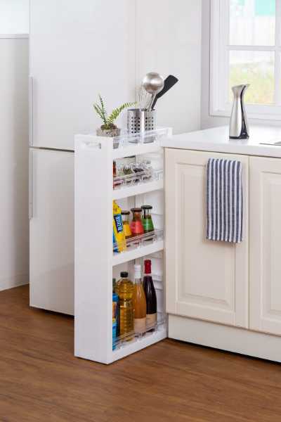 [日本製]棚の高さが6パターン選べるMOUNOワゴン（日本製 収納家具 キッチン収納 キッチンワゴン サイド..