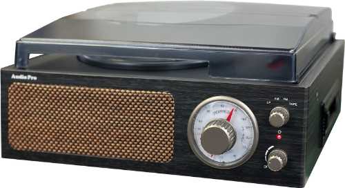 昭和レトロ簡単コンパクトレコードプレーヤー (レコードプレーヤー カセットデッキ ラジオ カセットレコーダー 再生 AM/FM ワイドFM)