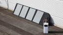 大容量コンパクトバッテリー&ソーラーパネルセット(防災グッズ 震災避難 非常用電源 スマホ充電 停電対策 携帯バッテリー ソーラー発電)
