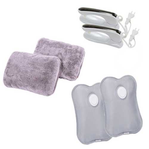 手まであったか蓄熱式湯たんぽ2個組 (コンパクト 繰り返使用 防寒用品 暖かい 可愛い 持ち運び便利 通..